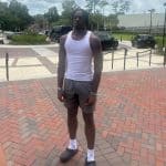 Receiver Cederian Morgan during his official visit to Florida- 955x894