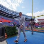 Billy Napier at Gator Walk before the LIU game-1280x818