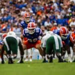 Florida Gators kicker Trey Smack lines up to kick against USF-1280x853