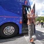 Billy Napier during Gator Walk before the USF Game-1280x1027