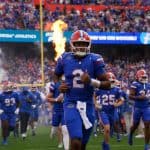 The Florida Gators take the field for the Florida State game- 1280x853
