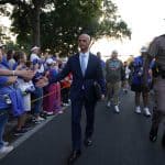 Florida Gators head coach Billy Gonzales at Gator Walk before the Tennessee game-1280x853