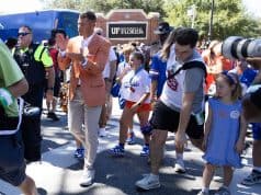 PHOTO GALLERY: Gator Walk before the Florida Gators take on Ole Miss Florida Gators head coach Jon Sumrall at Gator Walk before Ole Miss-1280x856