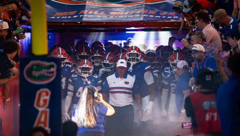 Florida Gators head coach Jon Sumrall before the FAU game Florida Gators head coach Jon Sumrall before the FAU game-1280x853